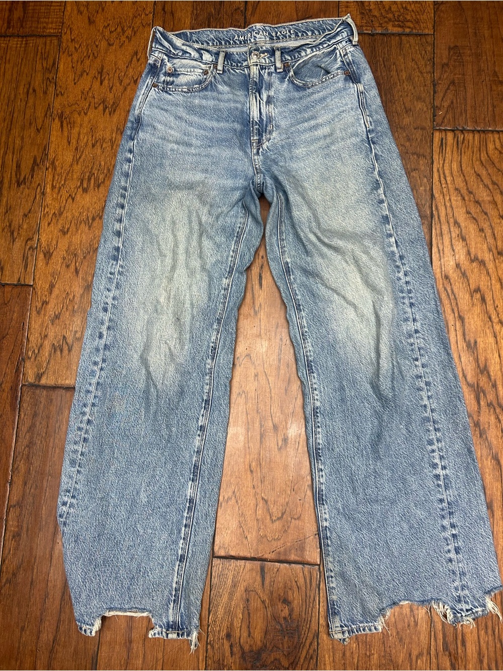 American Eagle Super High Rise Baggy Wide Leg Jeans
